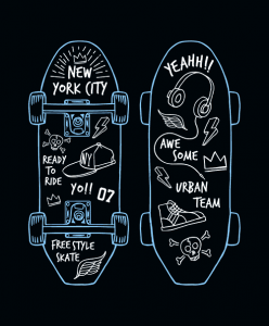 how to draw a skate