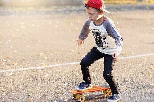 learn how to ride a skateboard